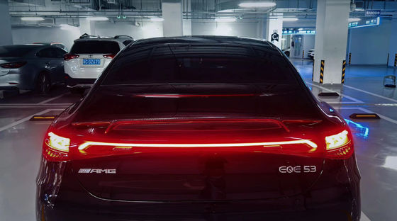 Untuk Mercedes-Benz EQE Spoiler Serat Karbon EQE Meningkatkan Belakang Belakang Spoiler Serat Karbon Gaya BS