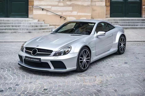 Untuk Mercedes SL R230 Widebody Kit SL R230 Upgraded BS Style Bagian depan dan belakang Bumper Spoiler Widebody Kit