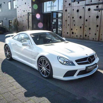 Untuk Mercedes SL R230 Widebody Kit SL R230 Upgraded BS Style Bagian depan dan belakang Bumper Spoiler Widebody Kit
