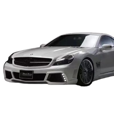 Untuk Mercedes SL R230 Widebody Kit SL R230 Upgraded WD Style Bagian depan dan belakang Bumper Spoiler Widebody Kit