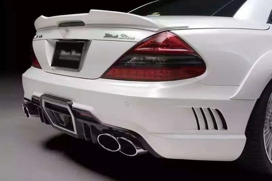 Untuk Mercedes SL R230 Widebody Kit SL R230 Upgraded WD Style Bagian depan dan belakang Bumper Spoiler Widebody Kit