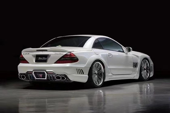 Untuk Mercedes SL R230 Widebody Kit SL R230 Upgraded WD Style Bagian depan dan belakang Bumper Spoiler Widebody Kit