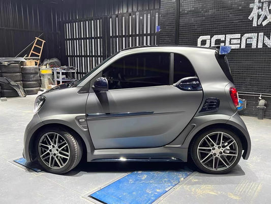 Untuk Mercedes Smart Karbon Fiber Body Kit Smart Upgrades Karbon Fiber Front Lip Diffuser Widebody Kit gaya MSY