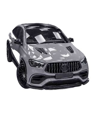 untuk Mercedes-Benz GLE53 63Ccoupe Kit tubuh serat karbon GLE53 63Ccoupe serat karbon depan lip diffuser Spoiler Wide-body kit
