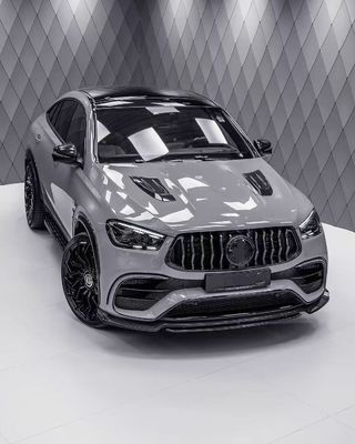 untuk Mercedes-Benz GLE53 63Ccoupe Kit tubuh serat karbon GLE53 63Ccoupe serat karbon depan lip diffuser Spoiler Wide-body kit