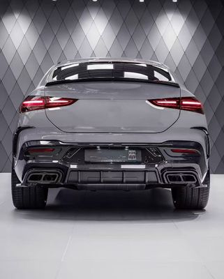 untuk Mercedes-Benz GLE53 63Ccoupe Kit tubuh serat karbon GLE53 63Ccoupe serat karbon depan lip diffuser Spoiler Wide-body kit