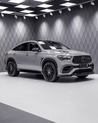 untuk Mercedes-Benz GLE53 63Ccoupe Kit tubuh serat karbon GLE53 63Ccoupe serat karbon depan lip diffuser Spoiler Wide-body kit