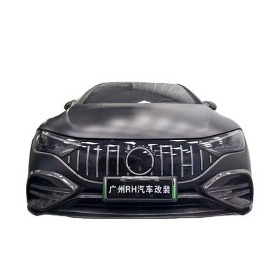 Untuk Mercedes EQE Carbon Fiber Body Kit EQE Upgrade BS Style Carbon Fiber Front Lip Diffuser Spoiler Body Kit