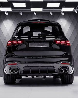 Untuk Mercedes X167 GLS450 Carbon Fiber Body Kit GLS Upgrade BS Style Front Lip Diffuser Spoiler Widebody Kit