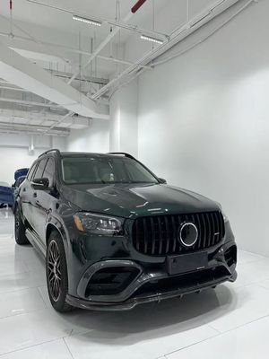 X167 GLS450 Mercedes Benz Body Kit LD Gaya Karbon Serat Lip Spoiler Hood