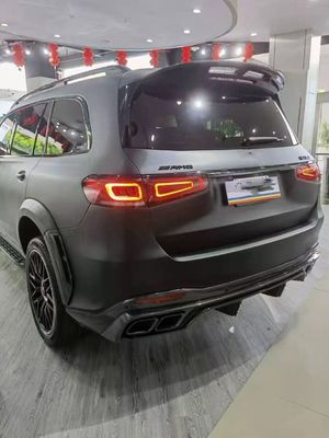 X167 GLS450 Mercedes Benz Body Kit LD Gaya Karbon Serat Lip Spoiler Hood